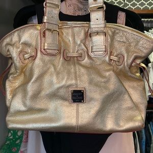 Dooney & Bourke Gold Tote Bag